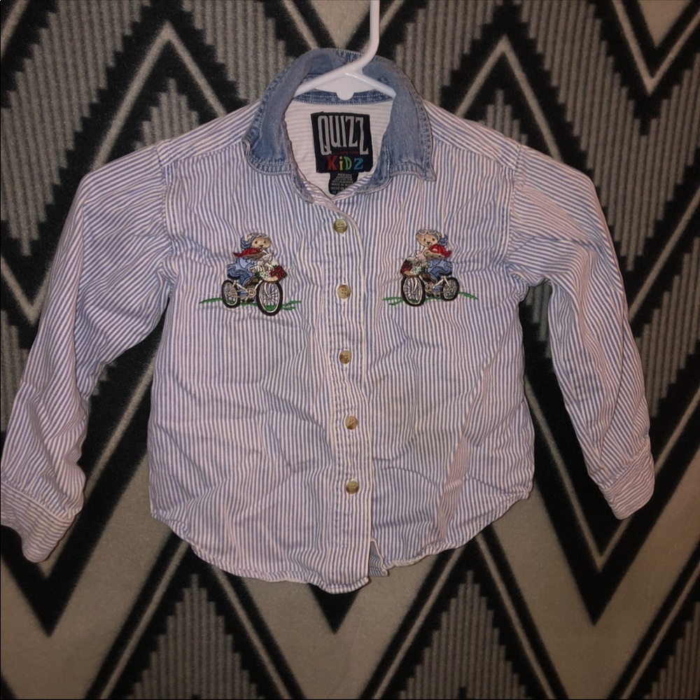 Quizz kidz button up